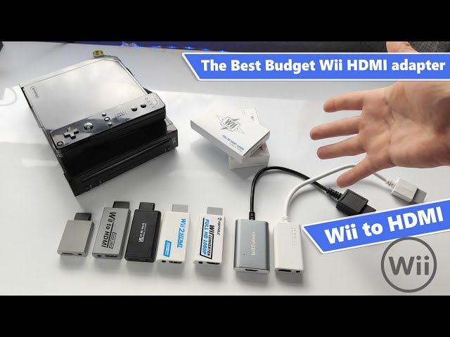 Wii to HDMI Converter Adapter with Hdmi Cable Connect Wii Console to HDMI