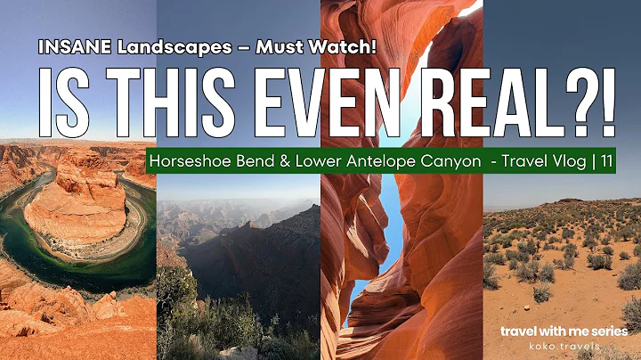 Antelope Canyon & Horseshoe Bend Vlog | Arizona Road Trip + Time Zone Confusion! ⛰️🌄