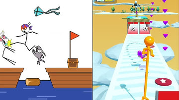 Thief Puzzle vs Tall Man Run Levels Walkthrough Android Gameplay #tallman 