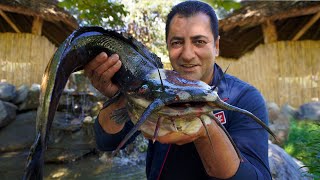 THE MOST DELICIOUS CATFISH SOUP AND GRILLED HUGE JUICY FISH | 2 WAYS HOW TO COOK FISH