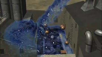 Particle Fluid. PhysX.
