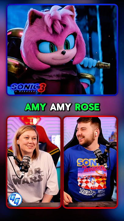 AMY ROSE! 😱 Sonic The Hedgehog 3 REACTION!