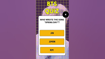 BTS QUIZ-Can You Prove You