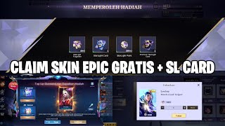 CLAIM SKIN EPIC GRATIS + STARLIGHT CARD DAN SKIN LESLEY ANNUAL STARLIGHT - MOBILE LEGENDS