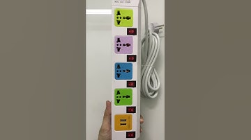 Ổ cắm nối 4 ổ đa năng và 2 cổng USB 5V 1A