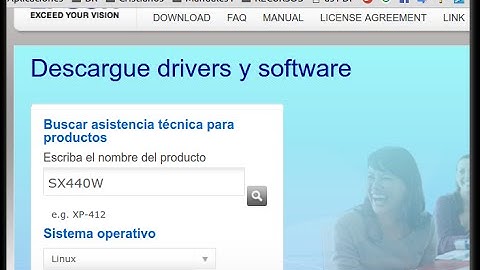 Drivers para Escaners EPSON (ejemplo SX440W) para Ubuntu 16.04, Debian, Linux Mint