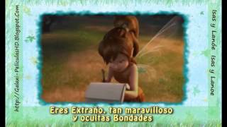 Video thumbnail of ""EXTRAÑO"- Tinkerbell y la Bestia de Nunca Jamás - KARAOKE LETRA - "Strange Sight""