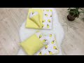Making a Baby Comforter Set (Baby Sleep Set) 🌼