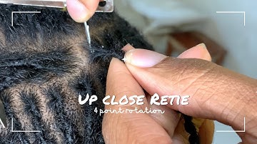 How To Micro Loc 4 Point Rotation ✨ Up Close