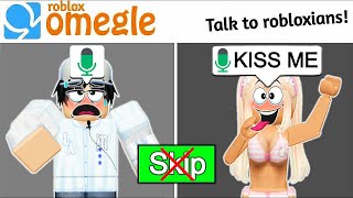 Roblox Omegle VOICE CHAT... But i cant SKIP ANYONE 7