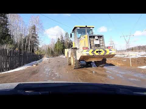 Дорога через лес из Павловского Посада в Электросталь. 25-02-2020