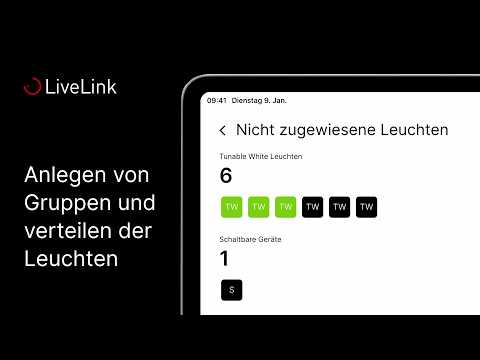 TRILUX LiveLink ONE – How to: Gruppen anlegen