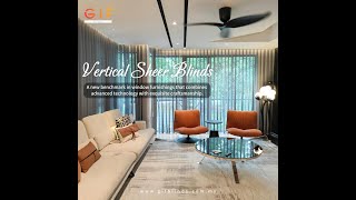 GIF Blinds - Vertical Sheer Blinds #blinds #motorisedblinds