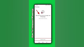 This account can no longer use whatsapp/How to fix it