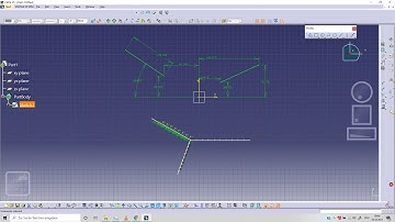 Catia v5 002:  Grid, Snap to Point, Equidistant Points, Costruction Elements...