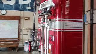 LAFD USAR 27 Pulling out of the Apparatus floor