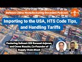 USA Imports, HTS Codes, and Handling Trump's Tariffs (Feat. Owen Haacke of Supply Chain Shark)