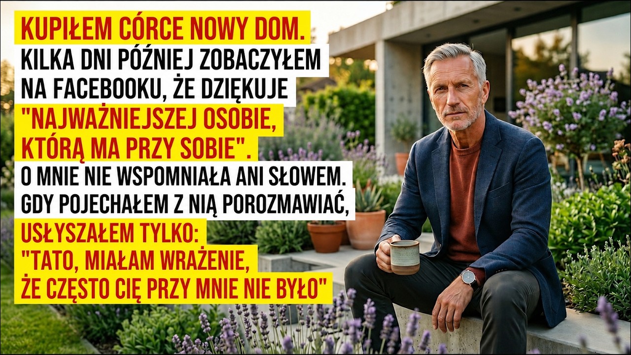 Wszystko zaczęło się od zwykłego kliknięcia. Stałem w kuchni, nalewałem sobie kawę, gdy na ekranie telefonu pojawiło się powiadomienie. Karolina napisała na Facebooku, że oddaje dom najlepszemu...