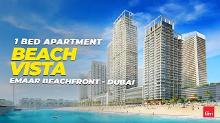 Spacious 1 Bed Apartment in Beach Vista Tower, Emaar Beachfront 1 - Dubai