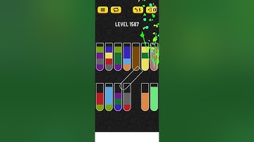 Water Sort puzzle Level 1587