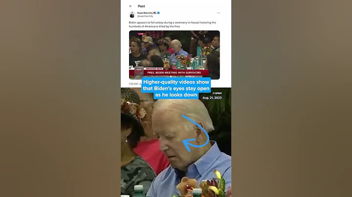 Did Biden fall asleep during a Maui event? - DayDayNews