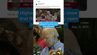Did Biden fall asleep during a Maui event?