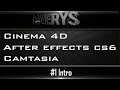 1 intro cinema 4d  after effects  camtasia d amazing gfx  good sound and colors  