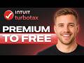 How To Switch Premium To Free On TurboTax | Downgrade TurboTax