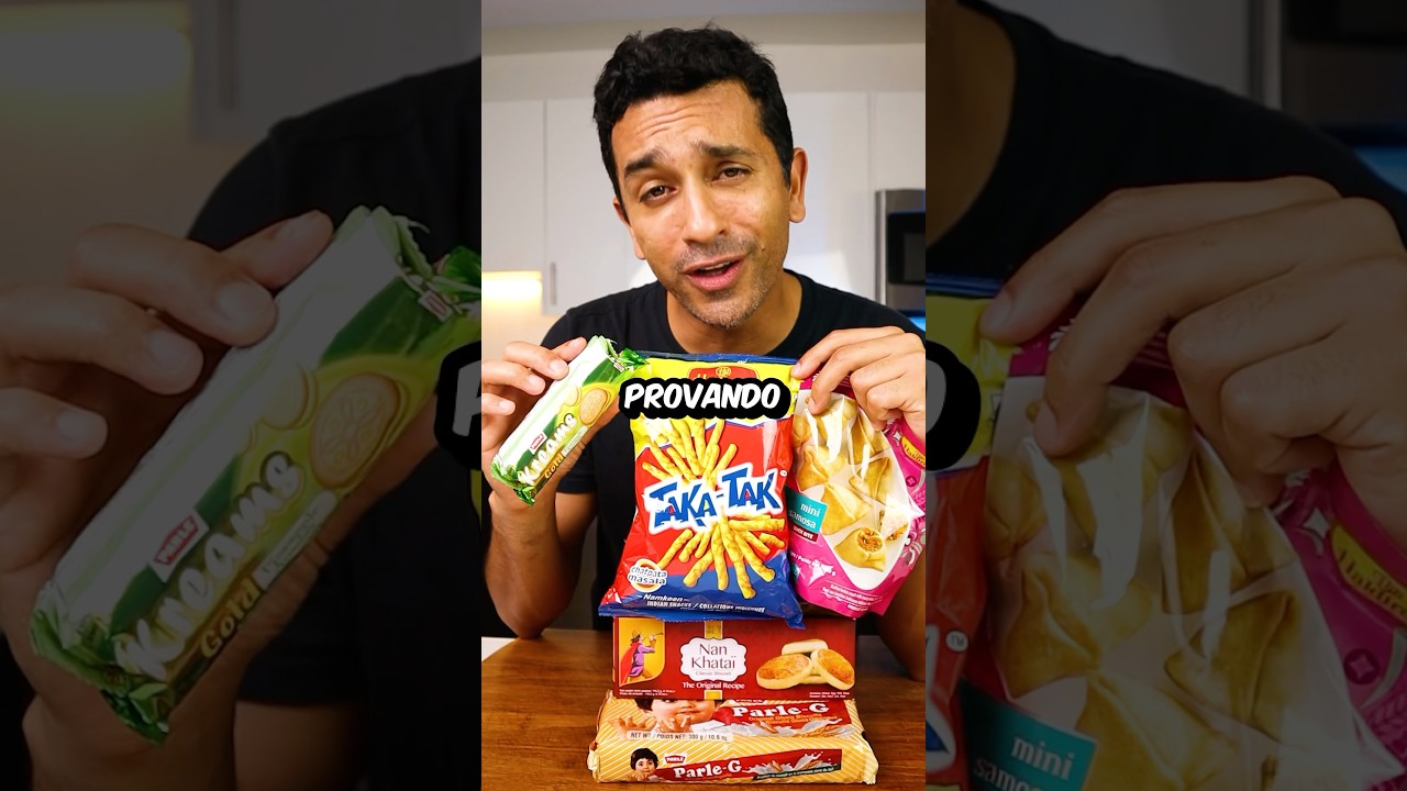 PROVANDO SNACKS DA ÍNDIA 🇮🇳