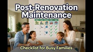 203k's - Post-renovation maintenance checklist for busy families
