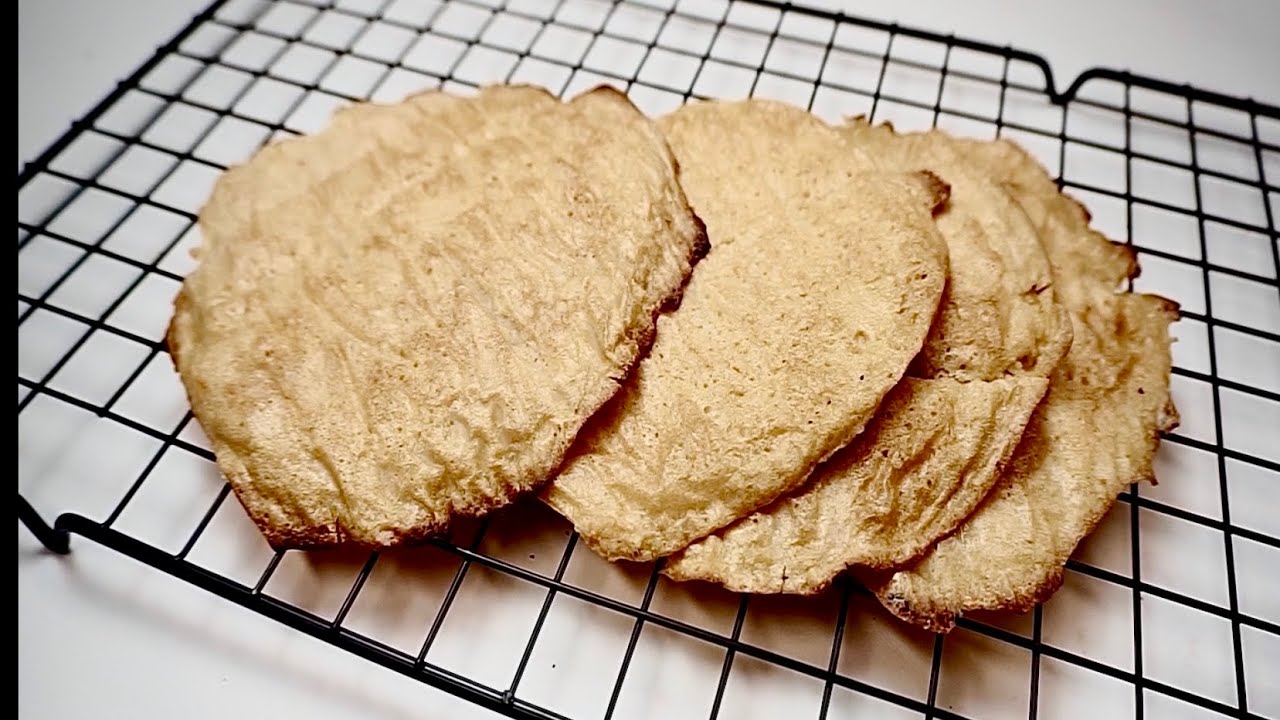 خالى من الجلوتين  خبز الحمص الطرى للدايت بالفرن