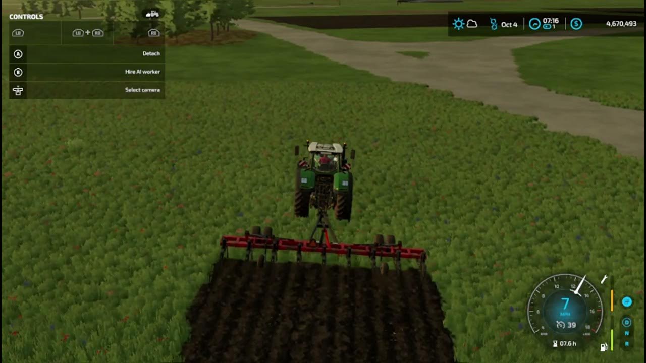 Farm Sim 22, Helping my neighbor out YouTube