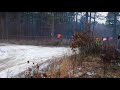 Rally Car Hits Photographer Standing on Outside of Corner