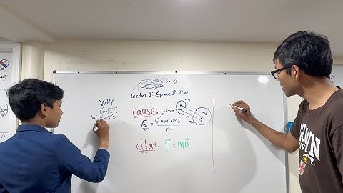 Lec 1 : General relativity | Space and Time