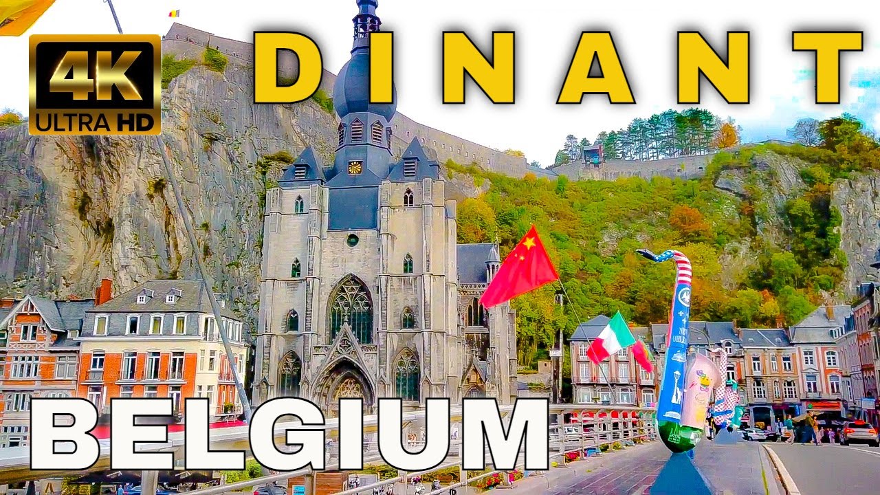🇧🇪Exploring DINANT, BELGIUM in Autumn - Top Attractions for a Day Trip - Walking Tour 4K UHD