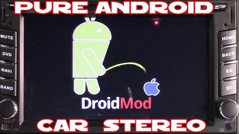 Pure Android car stereo custom boot Animation and Logo