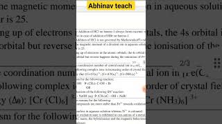 Monthly Test 2 Question Paper Cl-12 Chemistry Paper Monthly Kendriya Vidyalaya Students