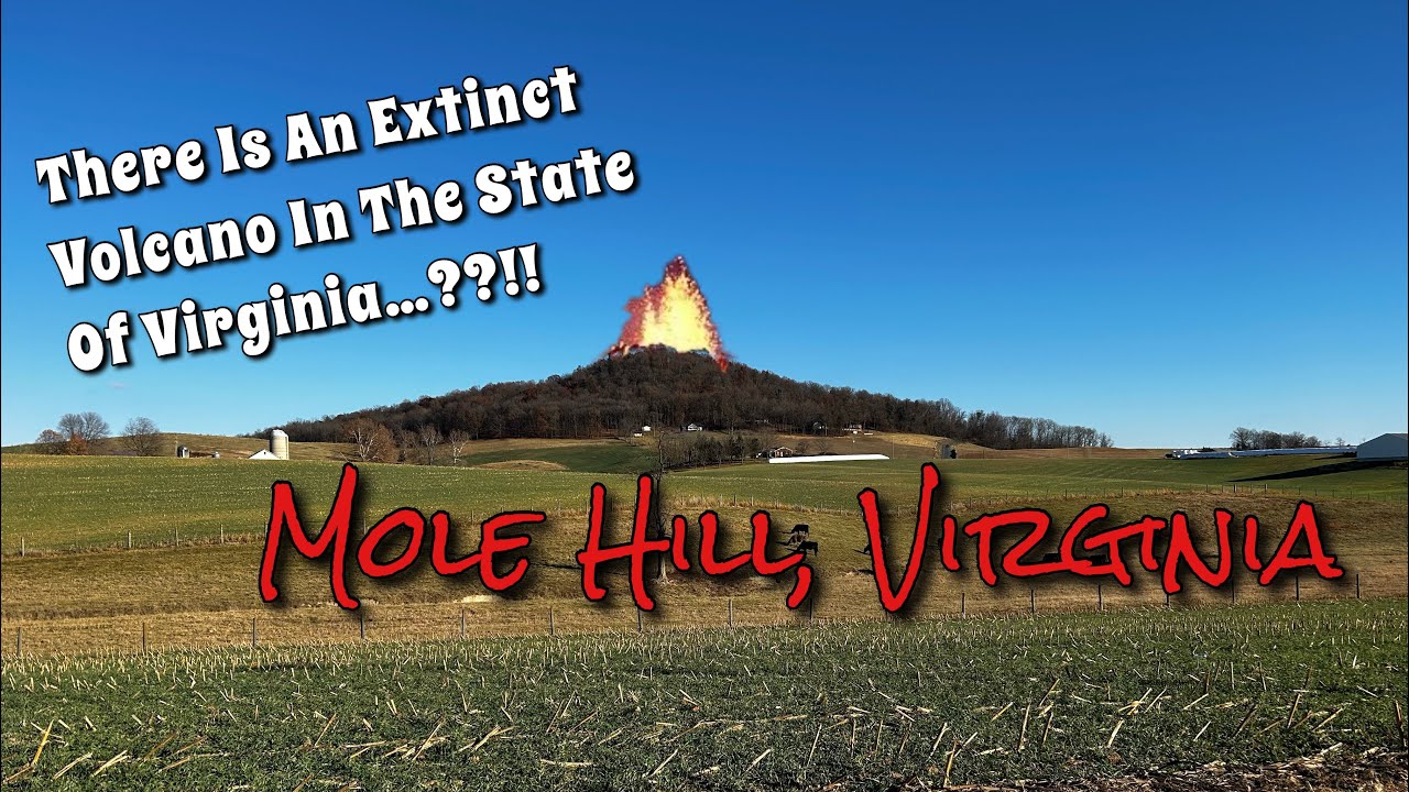 Mole Hill, Is An Extinct Volcano 🌋 Located Near Harrisonburg, Virginia
