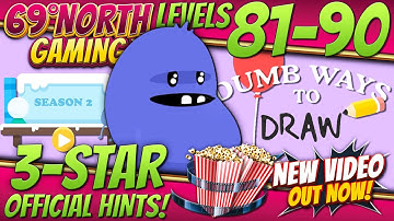 Dumb Ways To Draw | Level 81 82 83 84 85 86 87 88 89 90 | Season 2 | 3 Star | Official Hints