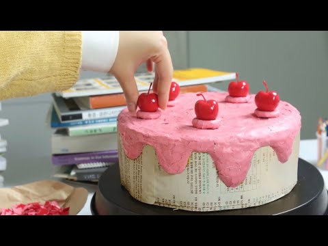 Cake cooking when you can't study / Stop Motion Cooking / ASMR