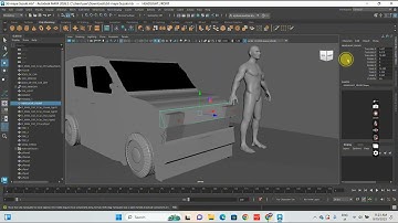 🚗 3D Car Modeling in Autodesk Maya | Suzuki S-Presso (Student Project)