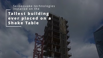 Sensequake Technologies - NHERI Tall Wood - Tallest Building on Shake Table Worldwide