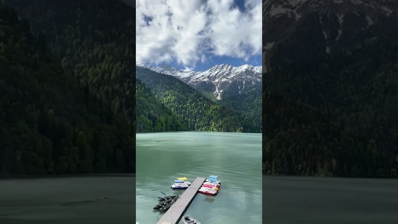 Ritsa is a mountain lake of glacial tectonic origin in the Western Caucasus, in the Gudauta region o