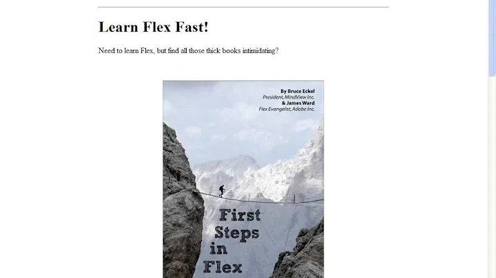 First Steps in Flex - ActionScript