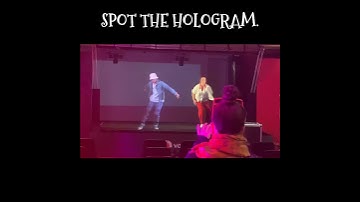Spot the hologram.