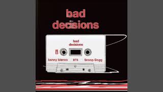 BTS - bad decisions (Official Audio)