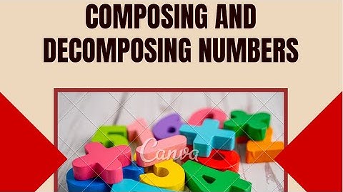 Composing and decomposing junior 4 1st term