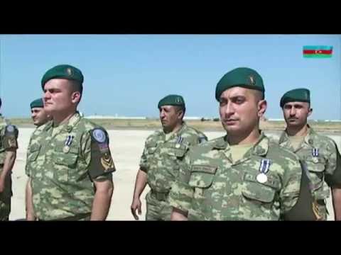 Əfqanıstandakı sülhməramlılarımızın bir qrupu Azərbaycana qayıdıb - 23.07.2015