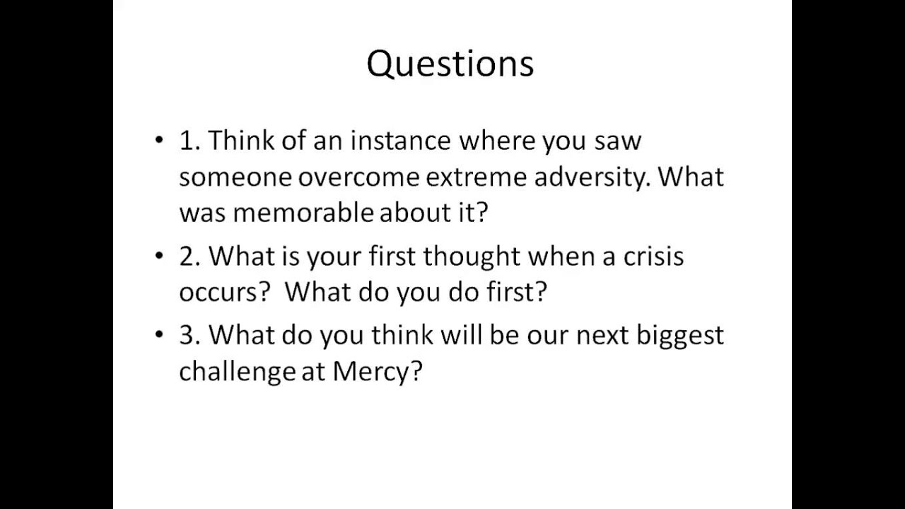 Leadership Development: Overcoming Adversity