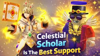 Celestial Scholar Is The BEST Support Unit | Roblox Champions Summon Your Team